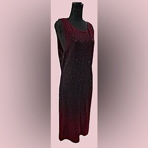 🔥GORGEOUS! JOHN ROBERTS OMBRÉ SHIMMERING DRESS! STUNNING, HIGH QUALITY!